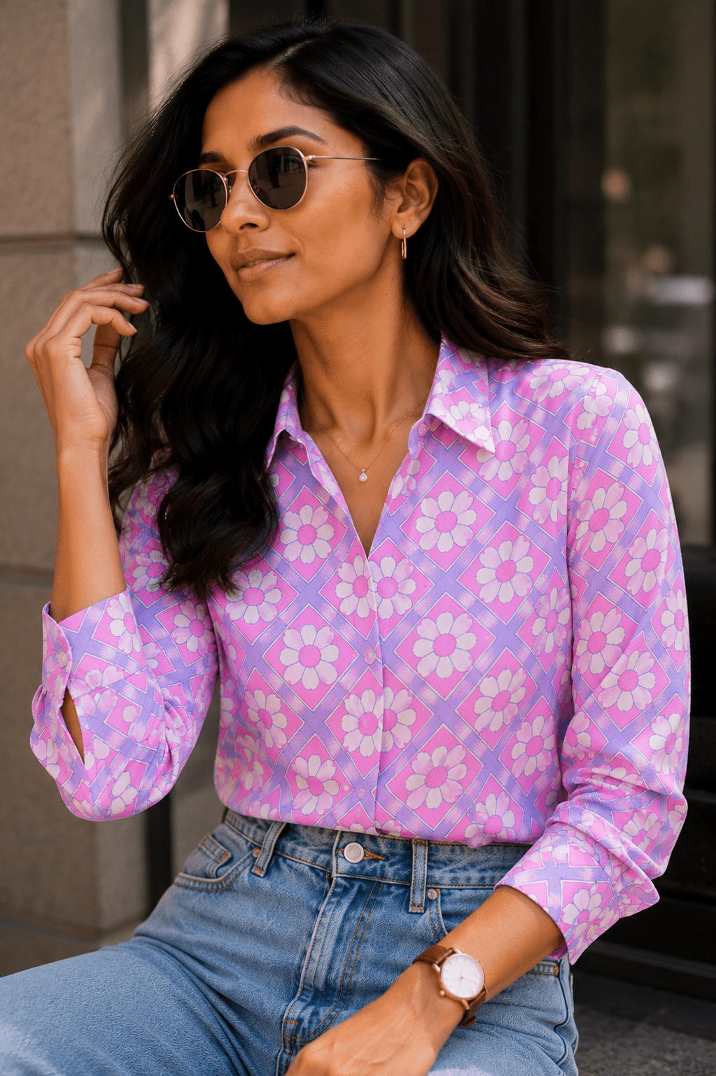 Blossom Bloom Printed Shirt