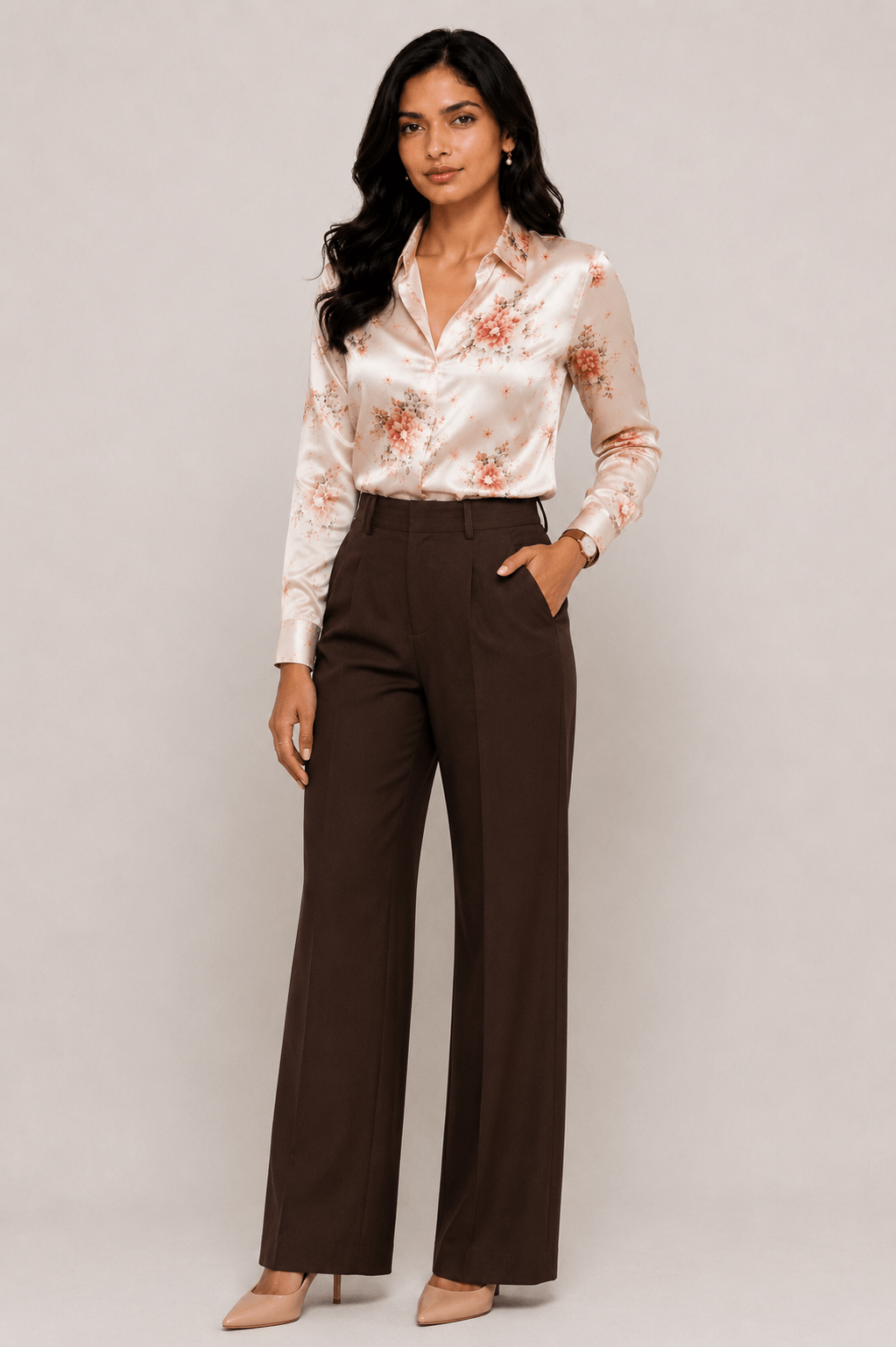Coastal Bloom Printed Shirt - Image 2
