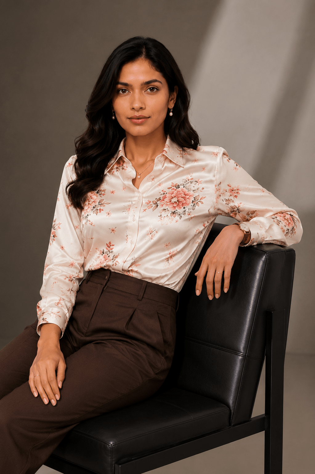 Coastal Bloom Printed Shirt