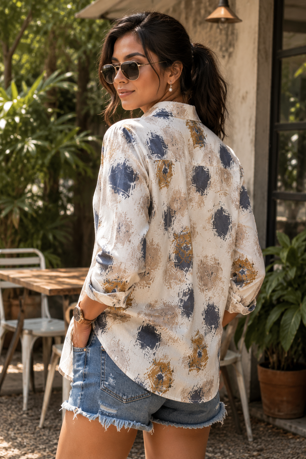 Desert Canvas Printed Shirt - Image 2