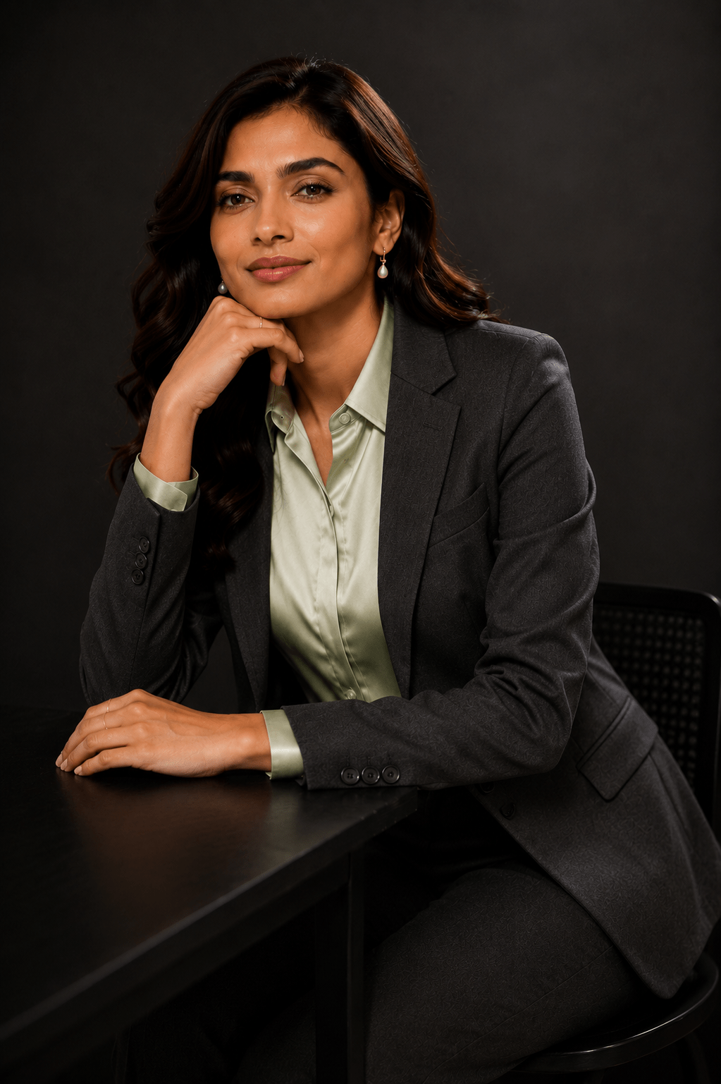 sage-executive-satin-shirt
